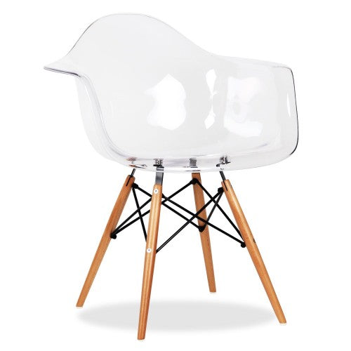 Eames Plastic Armchair DAW Black